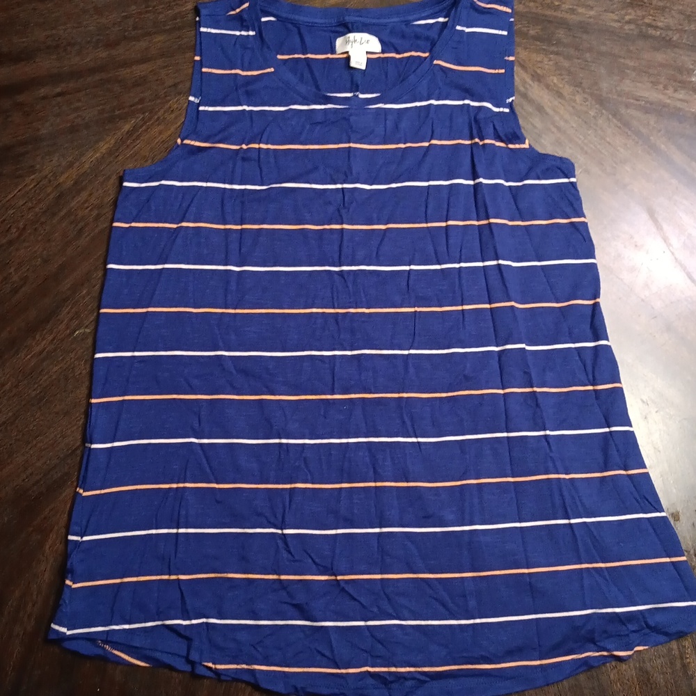 Style & Co striped shirt